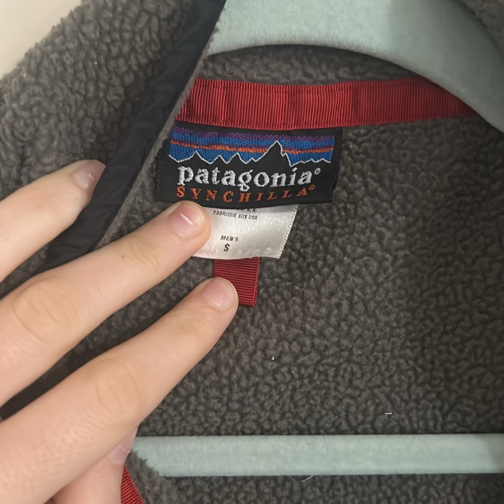 Patagonia Gray Fleece Pullover - Picture 5 of 5